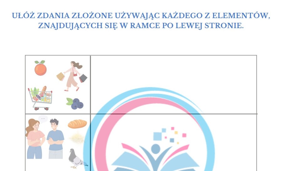 Ułóż zdania złożone