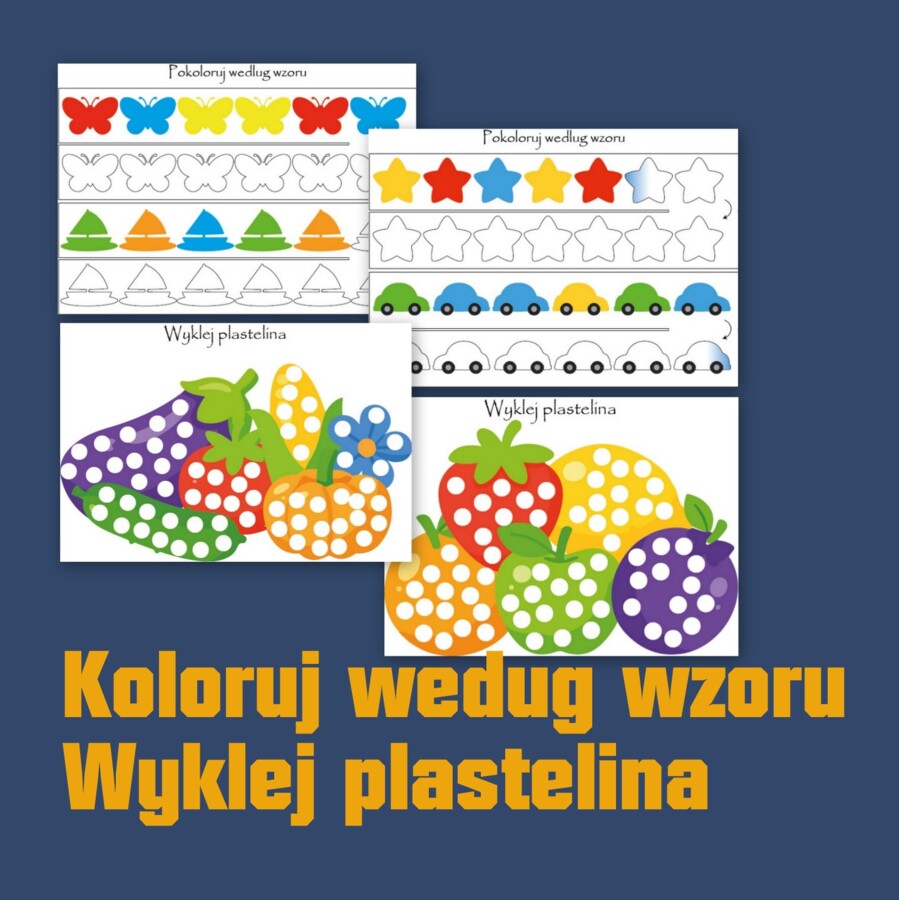 Karty Pracy Kolory – Materiały do Druku dla Przedszkola