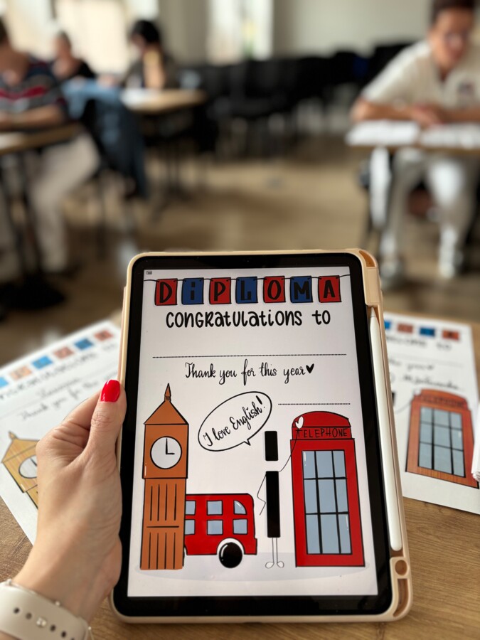 Diploma - Dyplom Językowych Osiągnięć 🇬🇧👏🏻💫