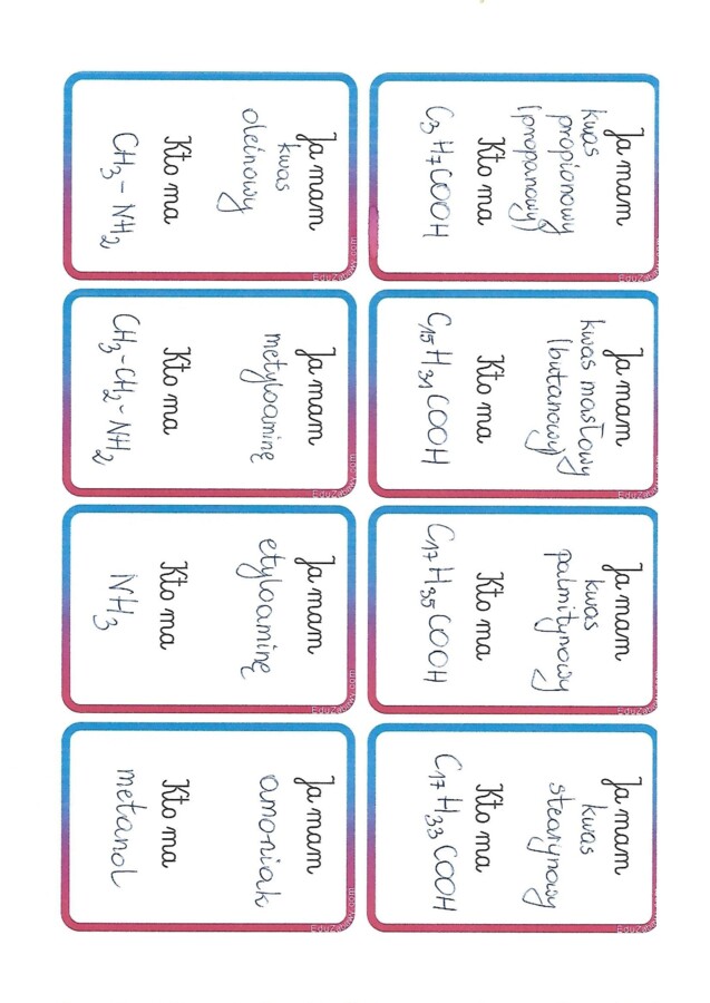 Ja mam, kto ma... pochodne węglowodorów