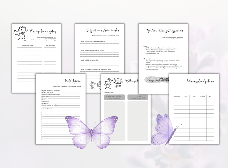 Planer diagnozy i pracy z dzieckiem z trudnościami  PDF