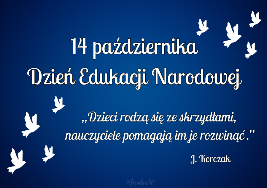 DZIEŃ EDUKACJI NARODOWEJ - DEKORACJA XXL