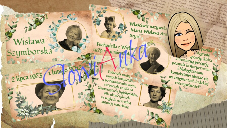 Wisława Szymborska - GAZETKA ŻYCIE I TWÓRCZOŚĆ