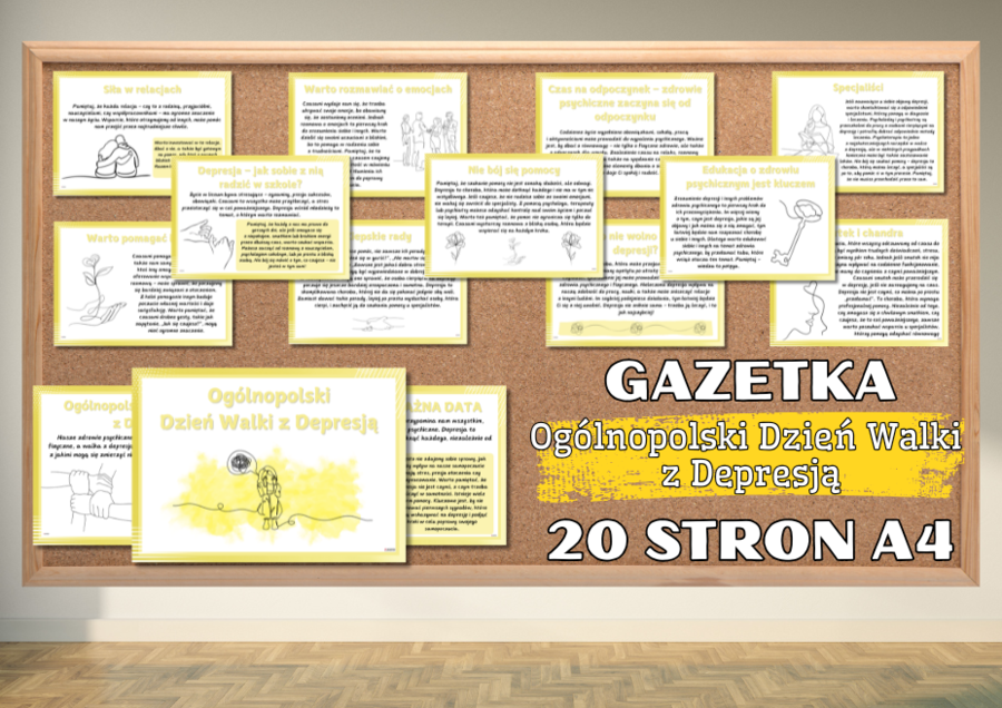 OGÓLNOPOLSKI DZIEŃ WALKI Z DEPRESJĄ GAZETKA