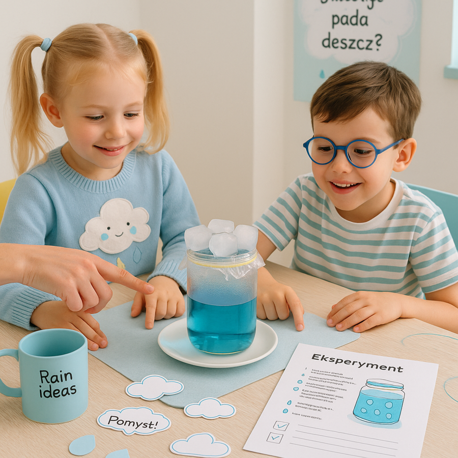 Scenariusz zajęć "Burza pomysłów — deszcz"