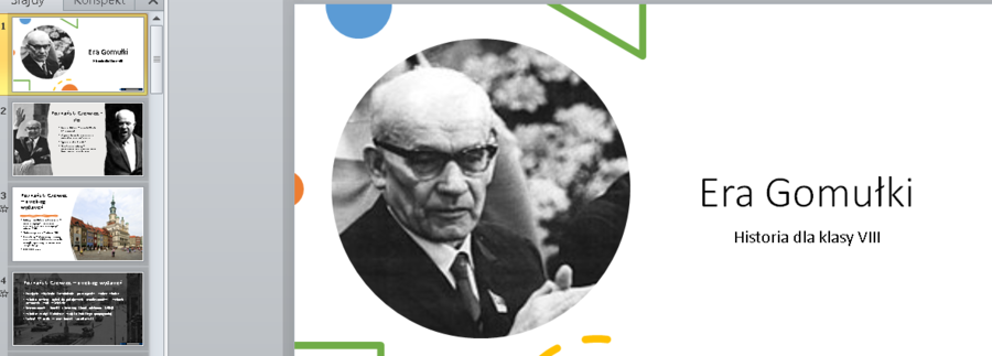 Era Gomułki - prezentacja