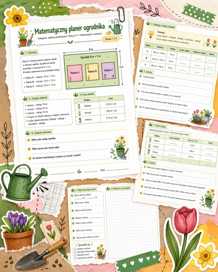 Matematyczny planer ogrodnika