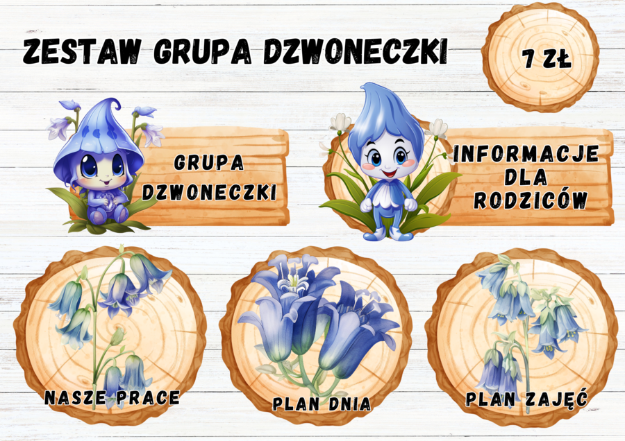 ZESTAW GRUPOWY GRUPA "DZWONECZKI"