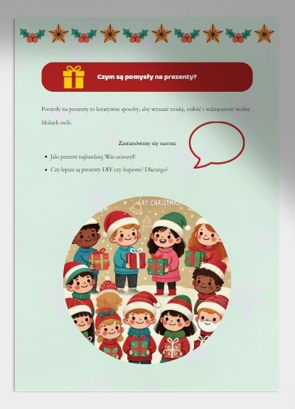 Świąteczny scenariusz lekcji