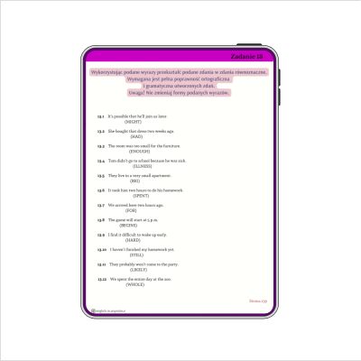 Angielski - ZESTAW - egzamin ósmoklasisty