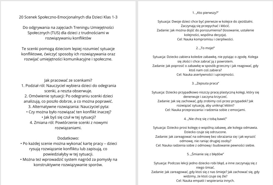 Jak rozwiązywać konflikty? 5 scenariuszy 5-10lat