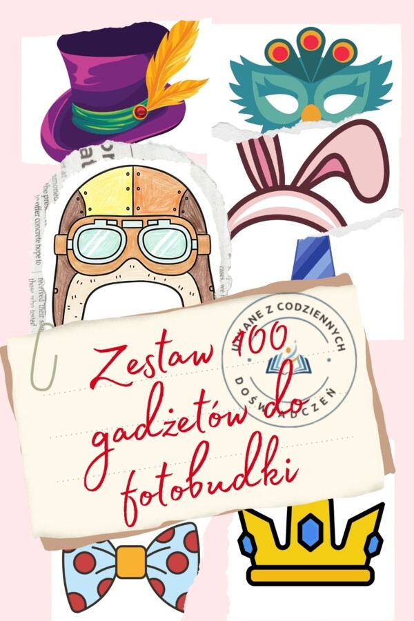 Zestaw 100 gadżetów do fotobudki