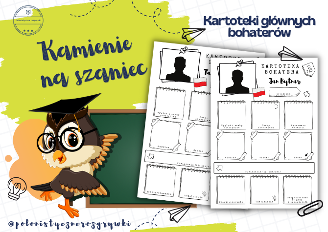 Kamienie na szaniec. Bohaterowie. Kartoteki głównych bohaterów