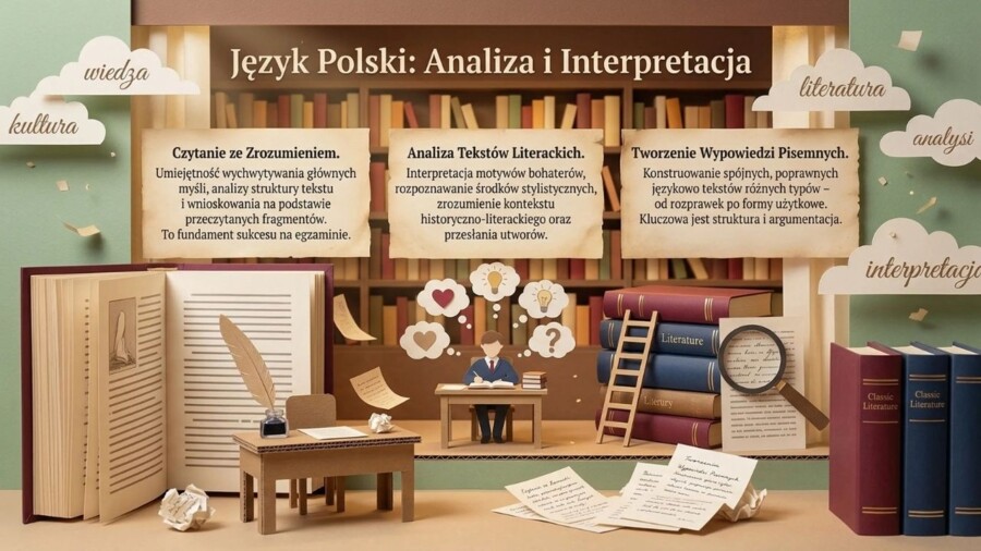 Egzamin Ósmoklasisty - przewodnik dla ucznia (gazetka/prezentacja)