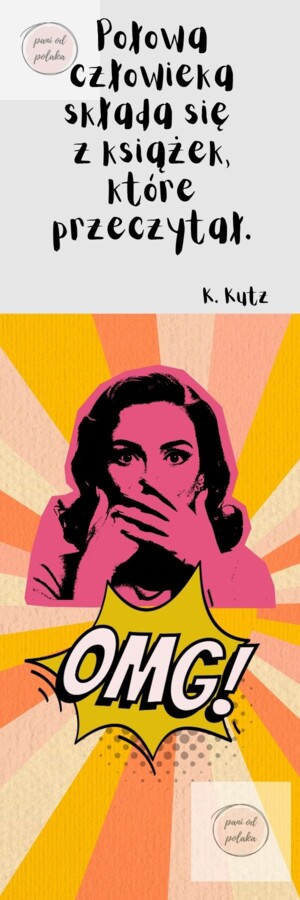 Zakładka do książki, upominek na koniec roku