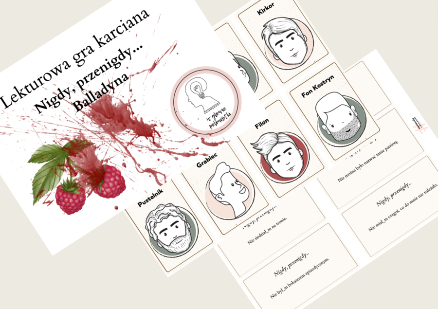 Nigdy, przenigdy... Balladyna (lekturowa gra karciana)