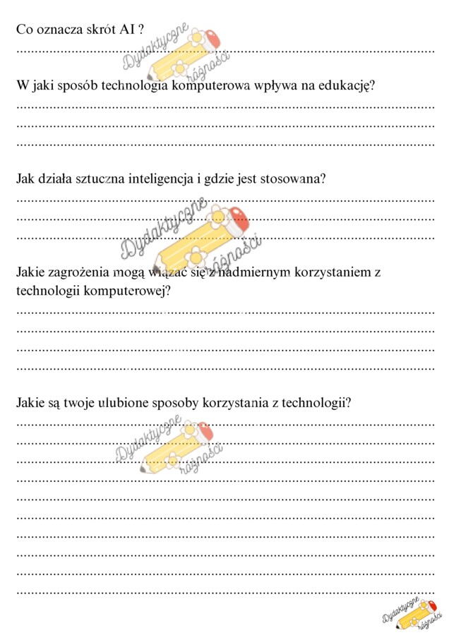 Czytanie ze zrozumieniem dla kl. 4-7 + pytania. Tematyka tekstów: Zjawiska pogodowe. Podróż w nieznane. Wiosna to nie tylko kwiaty i słońce. Technologia komputerowa.