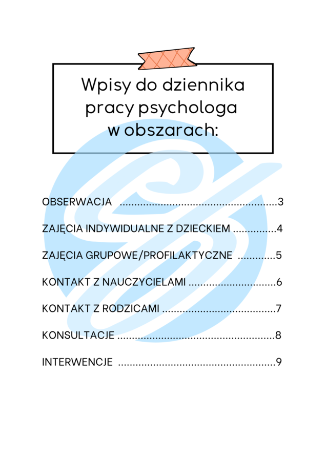 Psycholog w szkole podstawowej – przykładowe wpisy do dziennika