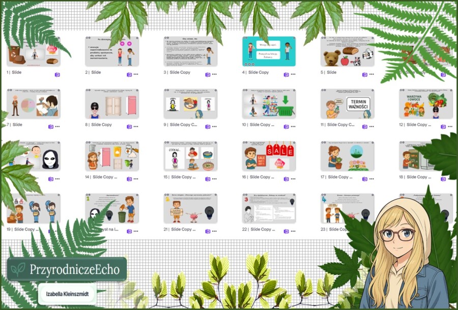 Prezentacja multimedialna w genial.ly „ Jak planować zakupy by uniknąć marnowania żywności?” Edukacja zdrowotna. Klasa 4. Dział „Moje odżywianie”.