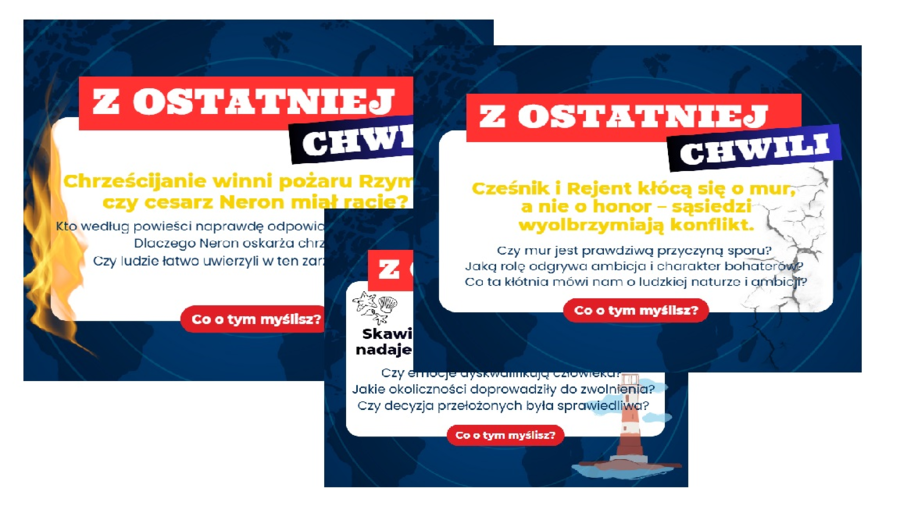 Nie wierz nagłówkom – lektury klas 7–8