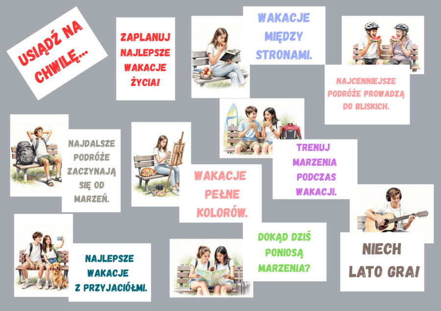 Gazetka szkolna Wakacyjna
