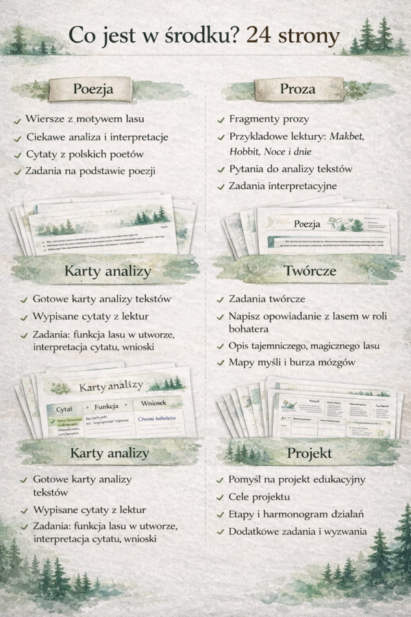 Las jako bohater literacki