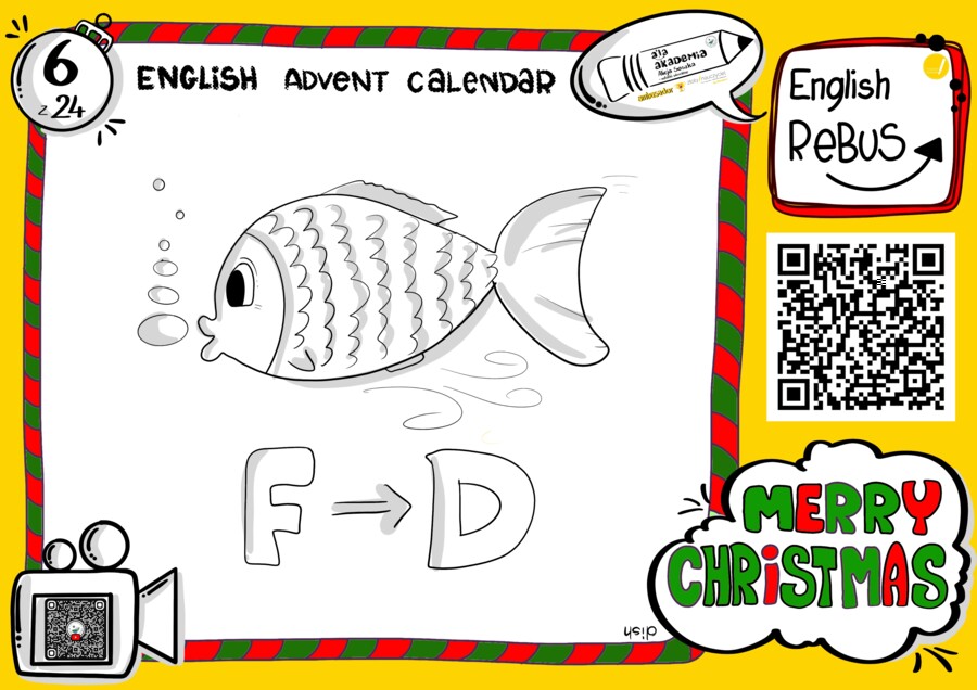 🎄 English Advent Calendar – dla klas 1 - 4 szkoły podstawowej