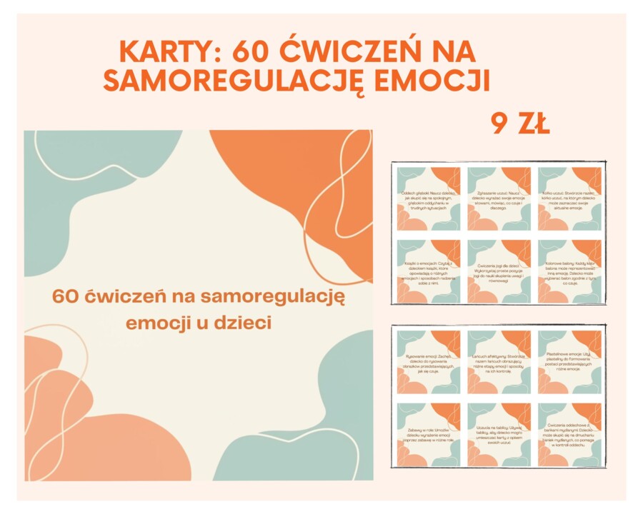 Karty: 60 ćwiczeń na samoregulację emocji