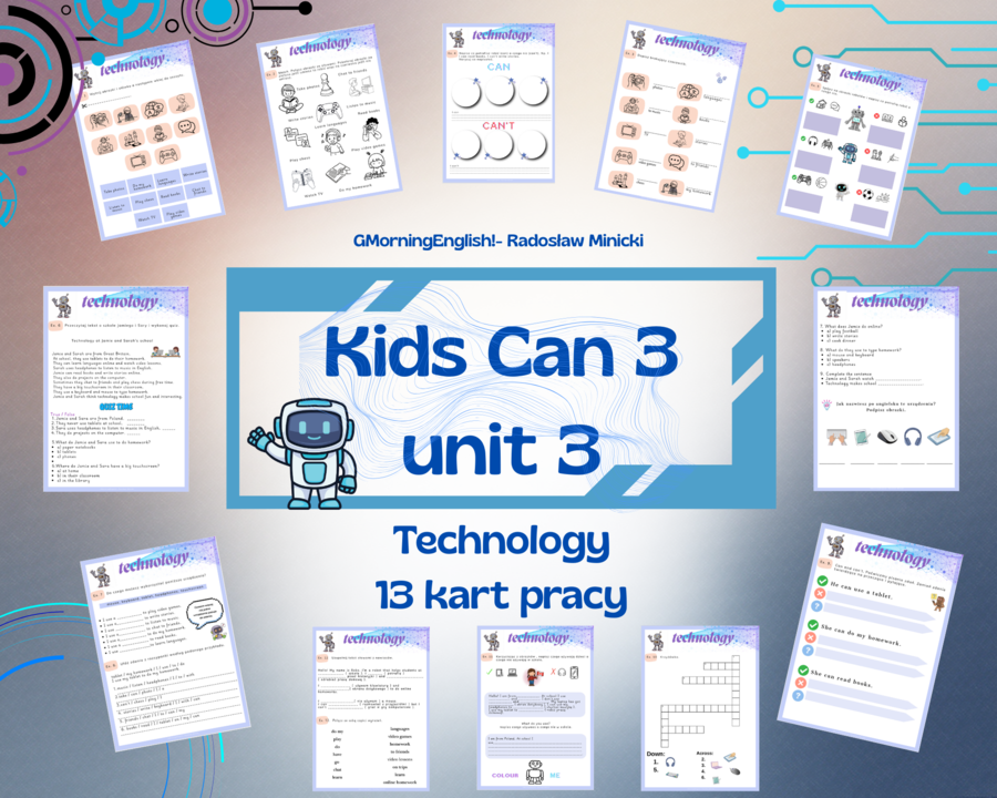 Kids can 3 unit 3 - technology