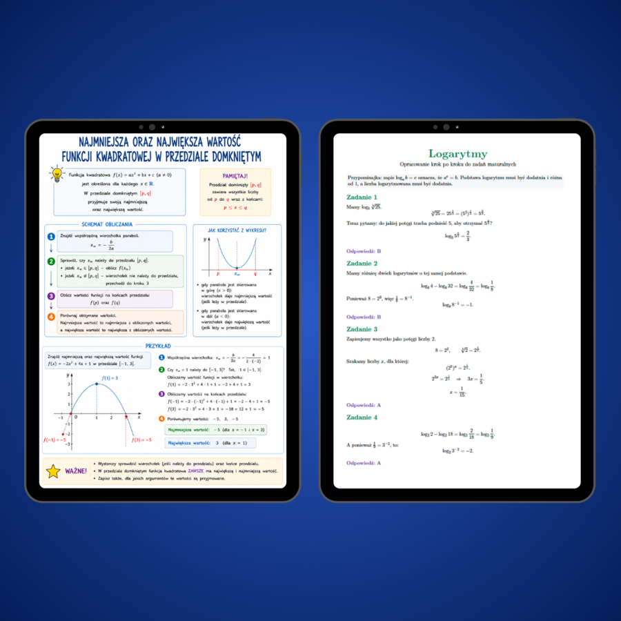 Kurs maturalny online z matematyki - Podstawa