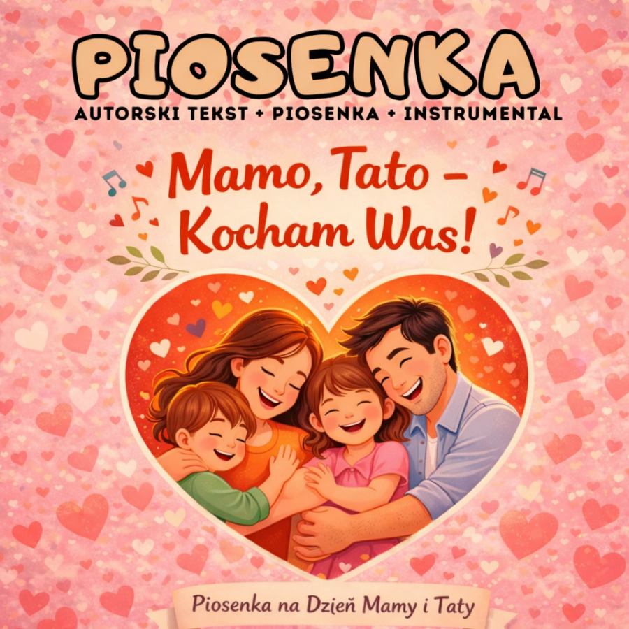 PIOSENKA NA DZIEŃ MAMY I TATY "Mamo, Tato- Kocham Was!"