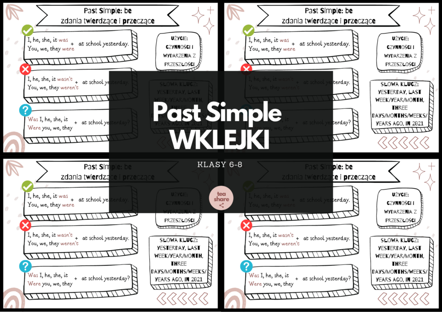 Past Simple - wklejki