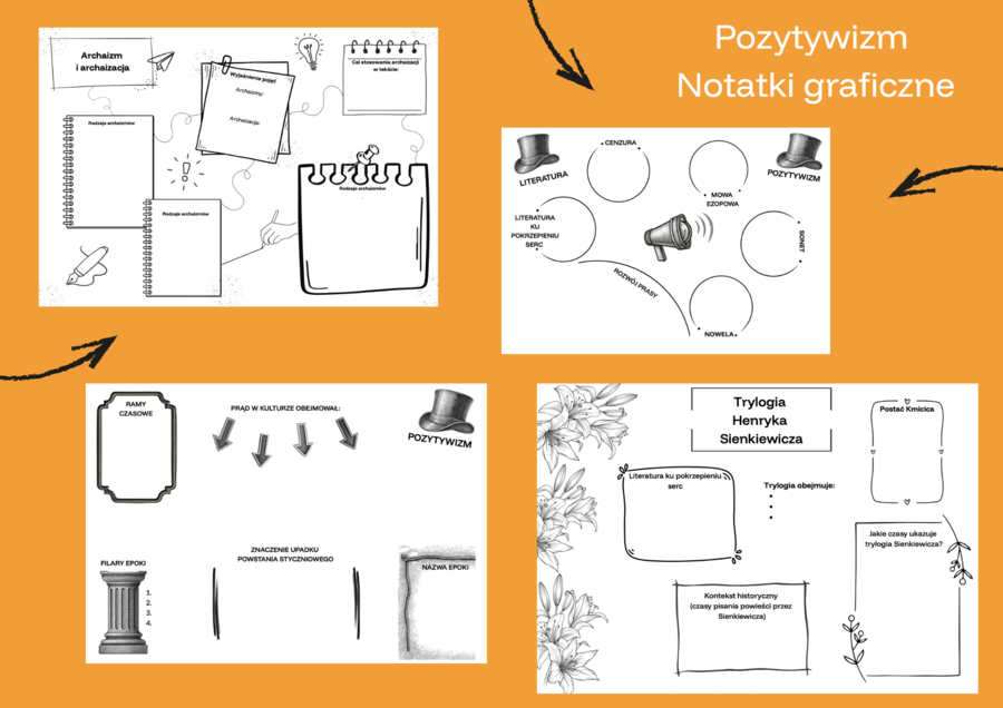 Pozytywizm - notatki graficzne