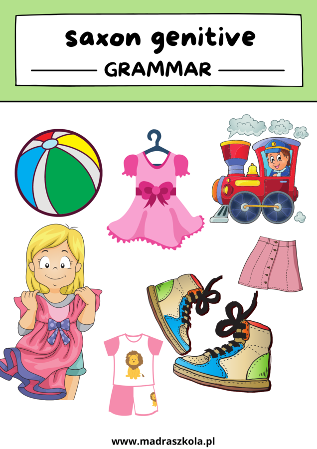 Saxon Genitive - dopełniacz fleksyjny -ćwiczenia