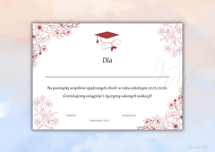 Wklejki do książek na zakończenie roku szkolnego