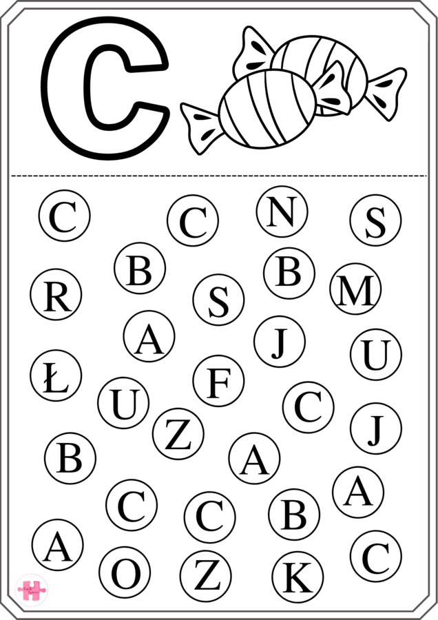 Alfabet - karty pracy