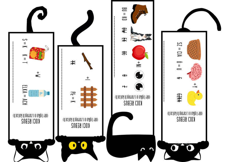 Zakładki Dzień Czarnego Kota