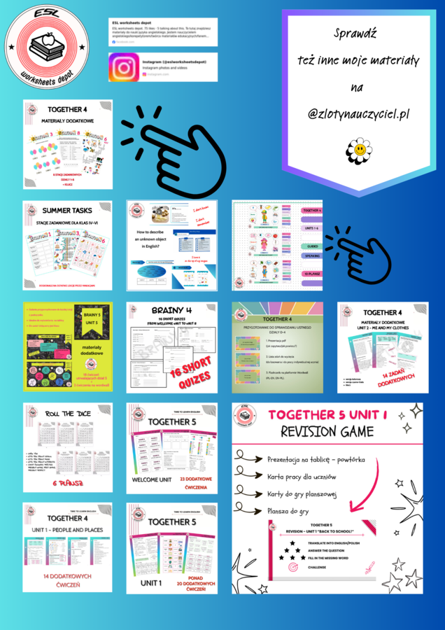 Together 5 Unit 4 - materiały dodatkowe