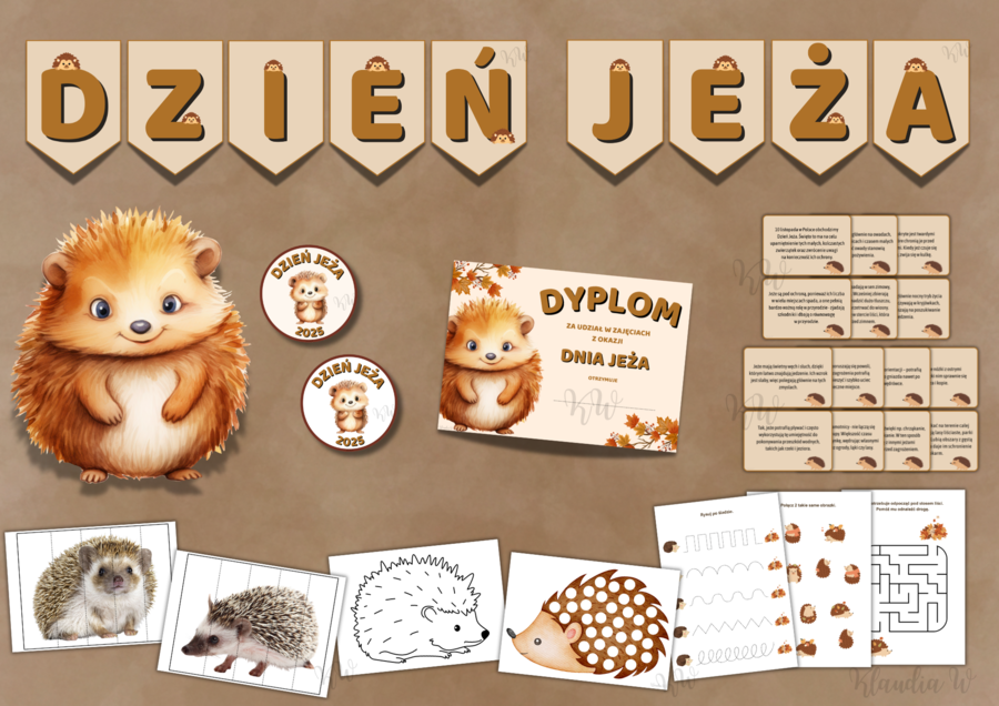 DZIEŃ JEŻA - ZESTAW