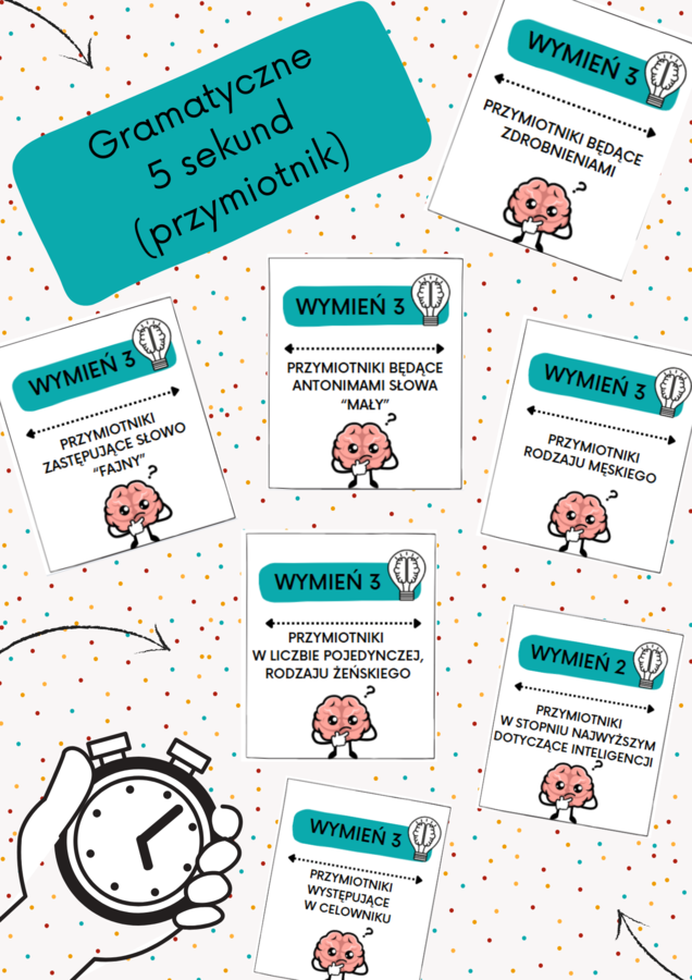Gramatyczne 5 sekund - PRZYMIOTNIK
