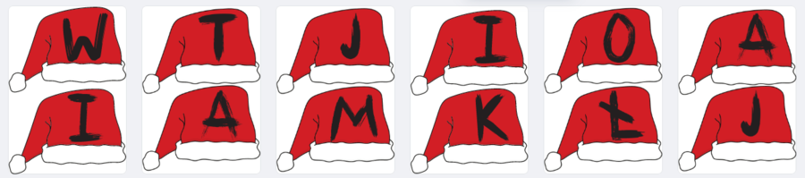 Napisy Witaj Święty Mikołaju ; Mikołajki