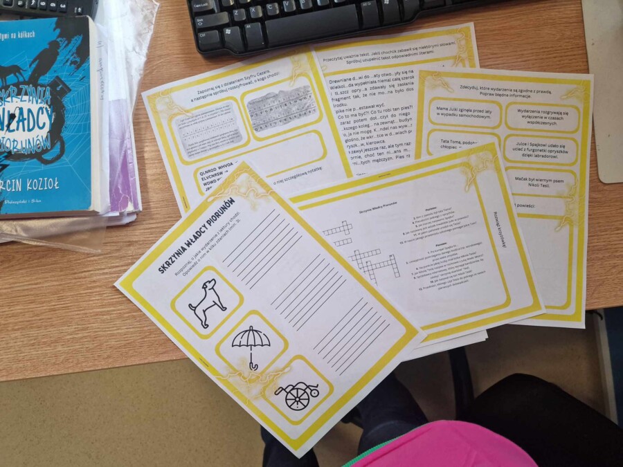 Skrzynia Władcy Piorunów - test wiedzy/ stacje zadaniowe