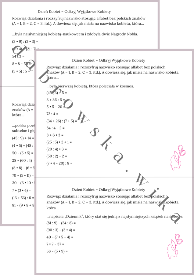 Dzień Kobiet - Poznaj Wyjątkowe Kobiety