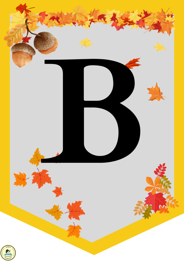 Zestaw Alfabet Girlanda - wszystkie litery i cyfry