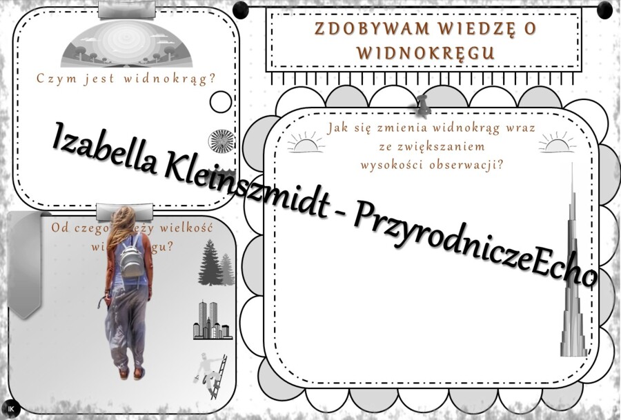 Karta pracy „Zdobywam wiedzę o widnokręgu” wykonana w power point do edycji. Przyroda 4, „Cztery strony swiata” na podstawie wydawnictwa MAC