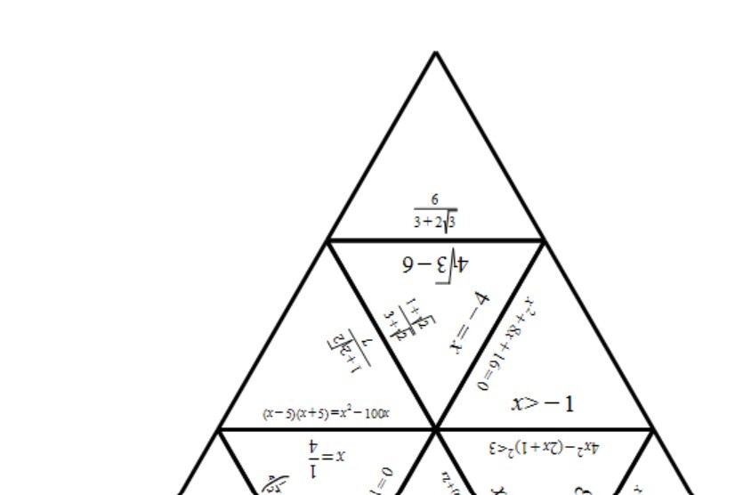Trimino - zastosowanie wzorów skróconego mnożenia