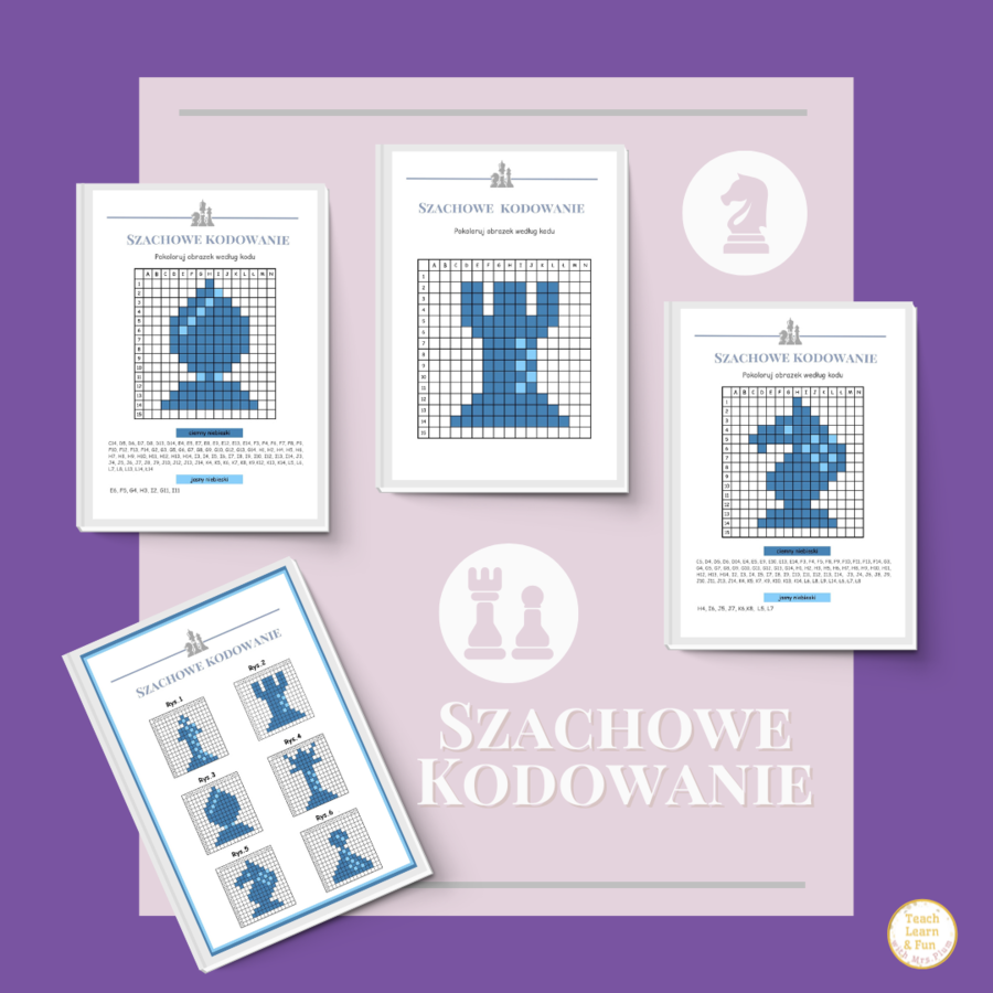 ♟️ Szachowe kodowanie – odkryj świat bierek szachowych! ♟️