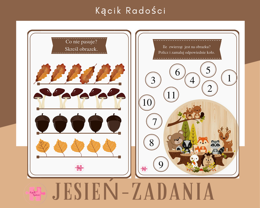 Jesienny zestaw zadań