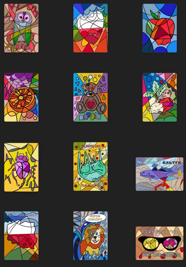 Kolorowanki z konturami