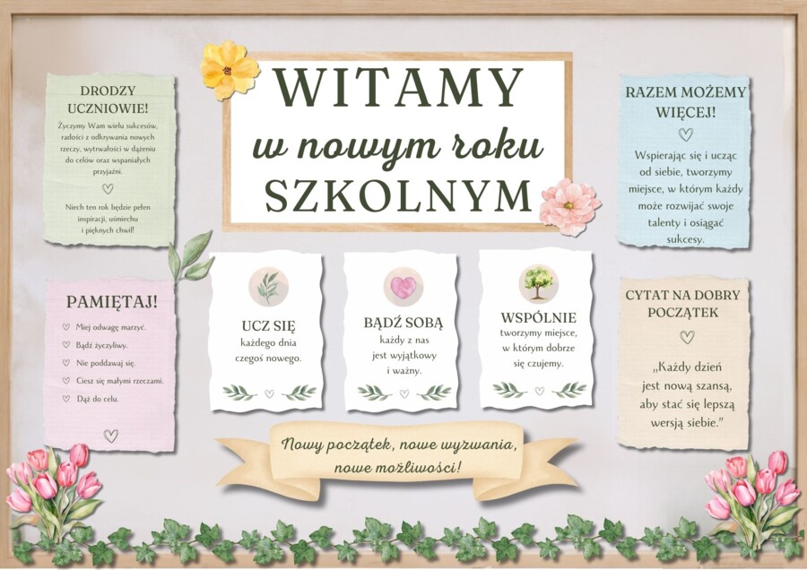 WITAMY w nowym roku SZKOLNYM 2026/2027